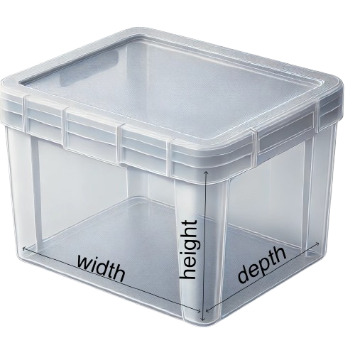 Plastic storage box